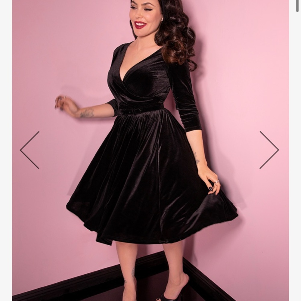 Vixen by Micheline Pitt allure dress black